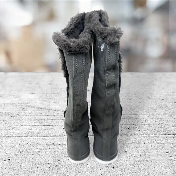 Converse All Star CT Beverly Womens Size 11 Gray Over Calf Winter Boots 525944C - Picture 3 of 10